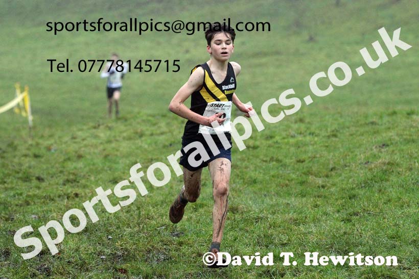 Boys under-15s, NECAA Junior Cross Country Relays, Thornley Farm, Peterlee, Saturday, December 12th. Photo: David T. Hewitson/Sports for All Pics